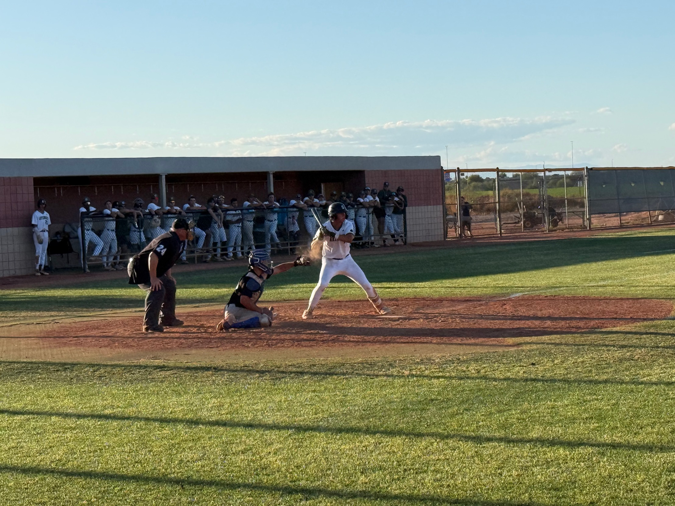Frank hits three home runs in wild win over South